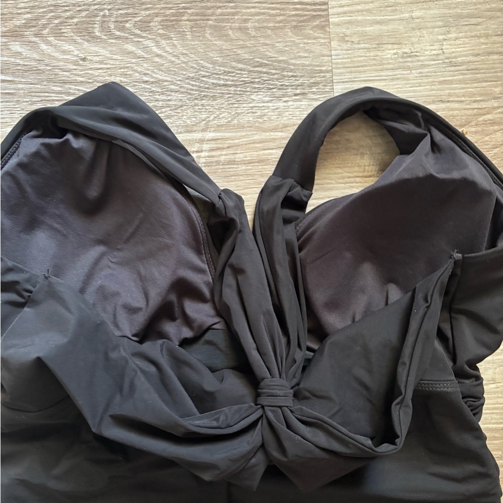 NWT Smart Sculpt Shapellx Ruched Twist-Front Shaping Swimsuit - Picture 7 of 9